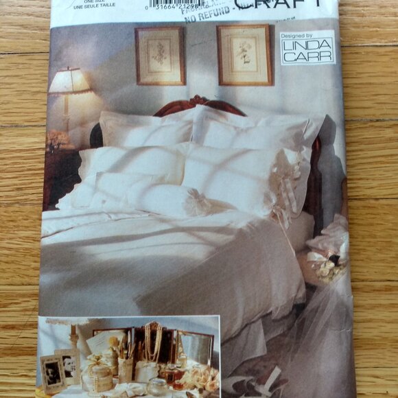 Vintage Vogue Duvet Cover Sewing Pattern Bridal Shower Gifts 9233 UNCUT - Picture 9 of 9